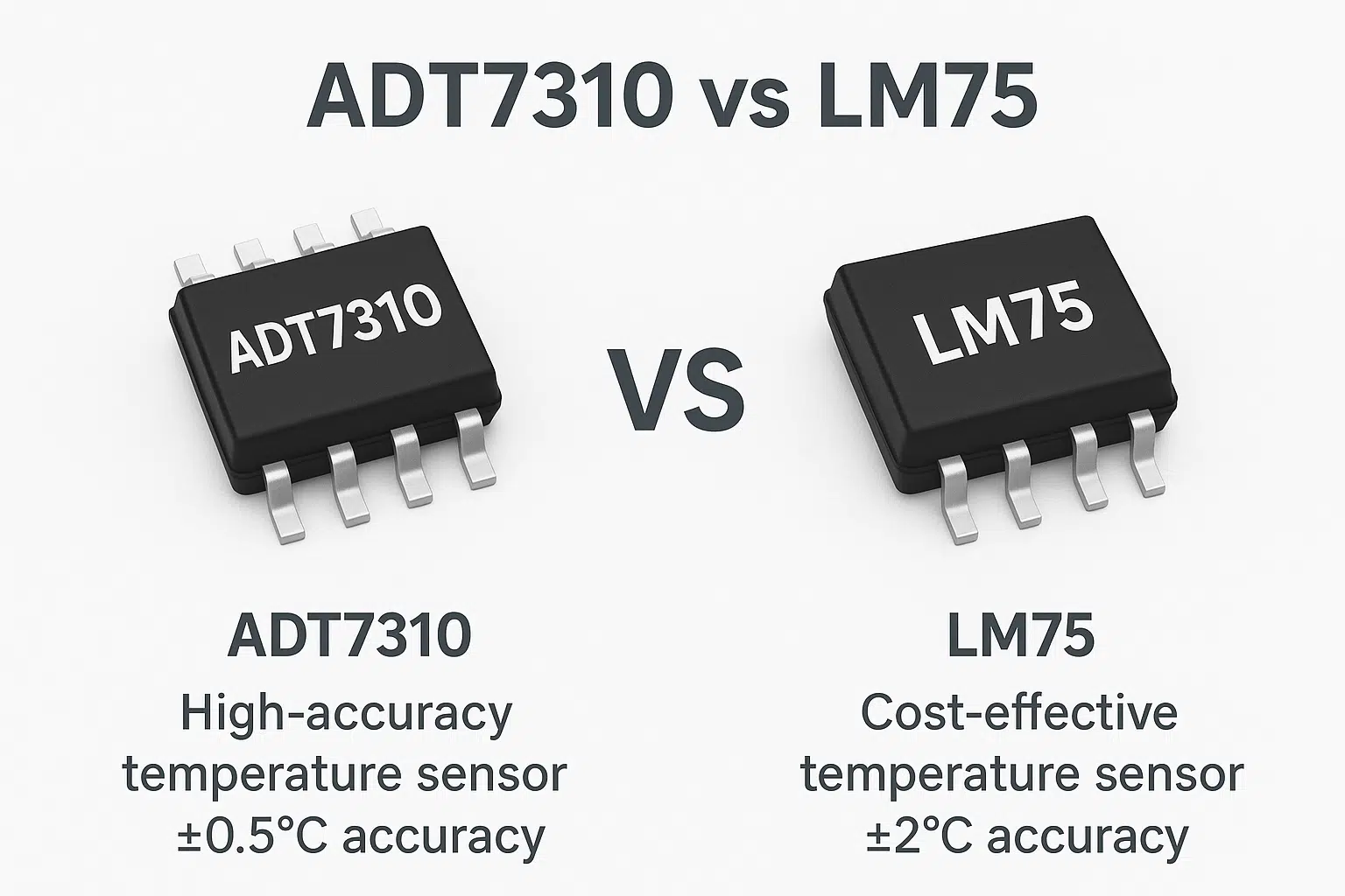 ADT7310 so với LM75: Ứng dụng trong lĩnh vực công nghiệp và IoT tại Việt Nam
