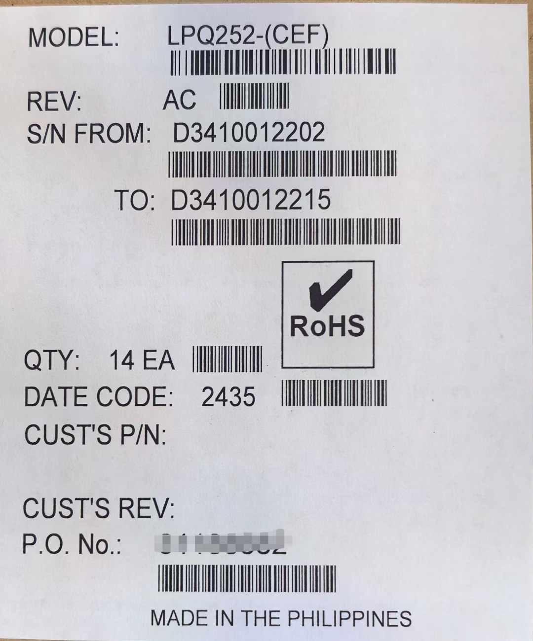 ARTESYN LPQ252-CEF ,LPQ250 SERIES,for powering portable devices