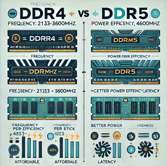DDR4 vs DDR5: Átfogó összehasonlítás a sebesség, a sávszélesség és az energiahatékonyság terén – hogyan válasszanak a magyar vállalatok?