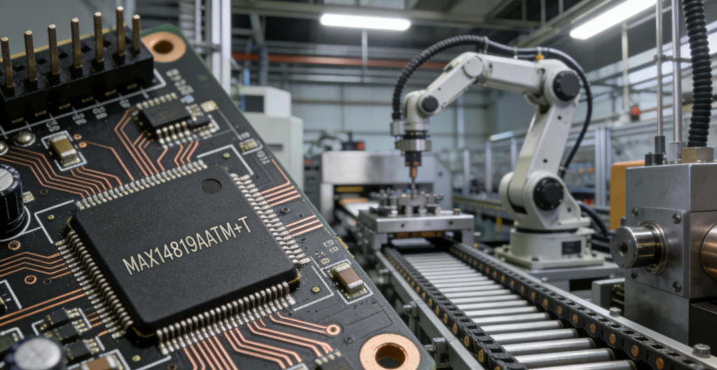 Thà nh phần cá»t lõi cá»§a Công nghiá»p 4.0: Thá»±c tiá»
n ứng dụng mô-Äun Äiá»u khiá»n IO-Link MAX14819AATM+ trong các nhà máy tại Viá»t Nam