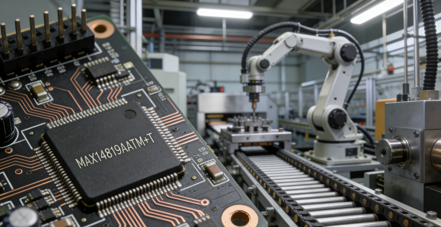 Thành phần cốt lõi của Công nghiệp 4.0: Thực tiễn ứng dụng mô-đun điều khiển IO-Link MAX14819AATM+ trong các nhà máy tại Việt Nam