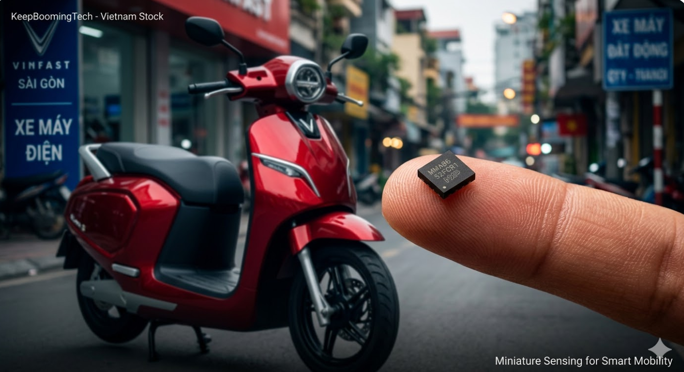 Thiết kế mô-đun IoT cho xe điện nhỏ gọn: Cách MMA8652FCR1 DFN 2x2mm giúp tối ưu hóa diện tích PCB