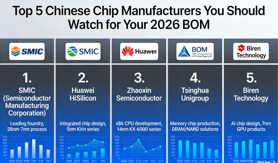 Top 5 Chinese Chip Manufacturers You Should Watch for Your 2026 BOM