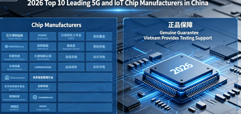 Top 10 nhà sản xuất chip 5G & Internet vạn vật hàng đầu Trung Quốc 2026: Hàng chính hãng, hỗ trợ test tại Việt Nam”