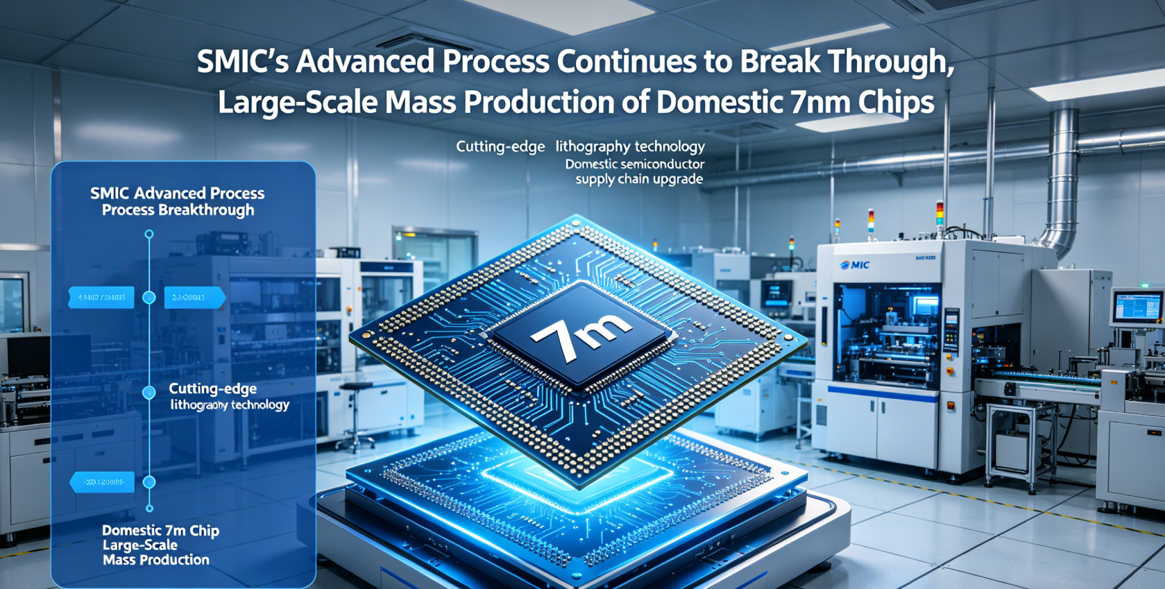 SMIC Technological Breakthrough, Mass Production of Domestic 7nm-class Chips